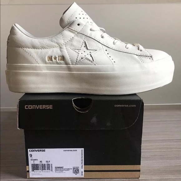 Converse Women’s One Star Platform Ox Shoes - Picture 8 of 8